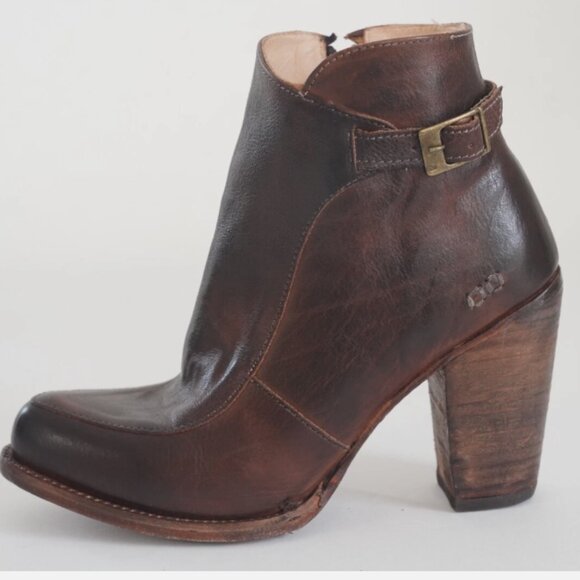 NEW BED/STU Made In Mexico Leather Isla Booties in tonic for women 725 8j4 - Picture 3 of 11